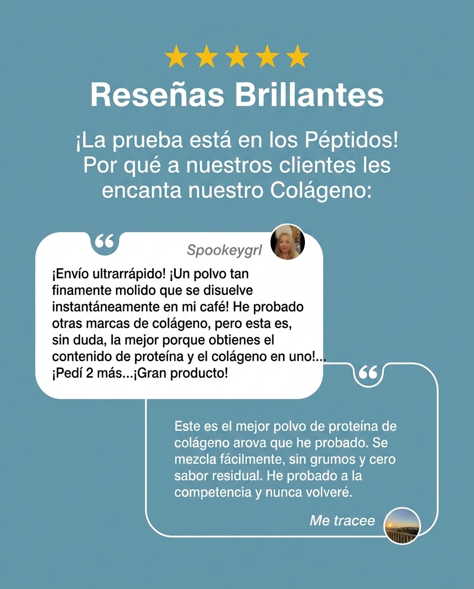 Arova Collagen Peptide Powder — Para Tu Piel, Cabello y Uñas
