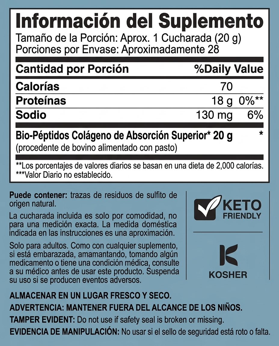 Arova Collagen Peptide Powder — Para Tu Piel, Cabello y Uñas