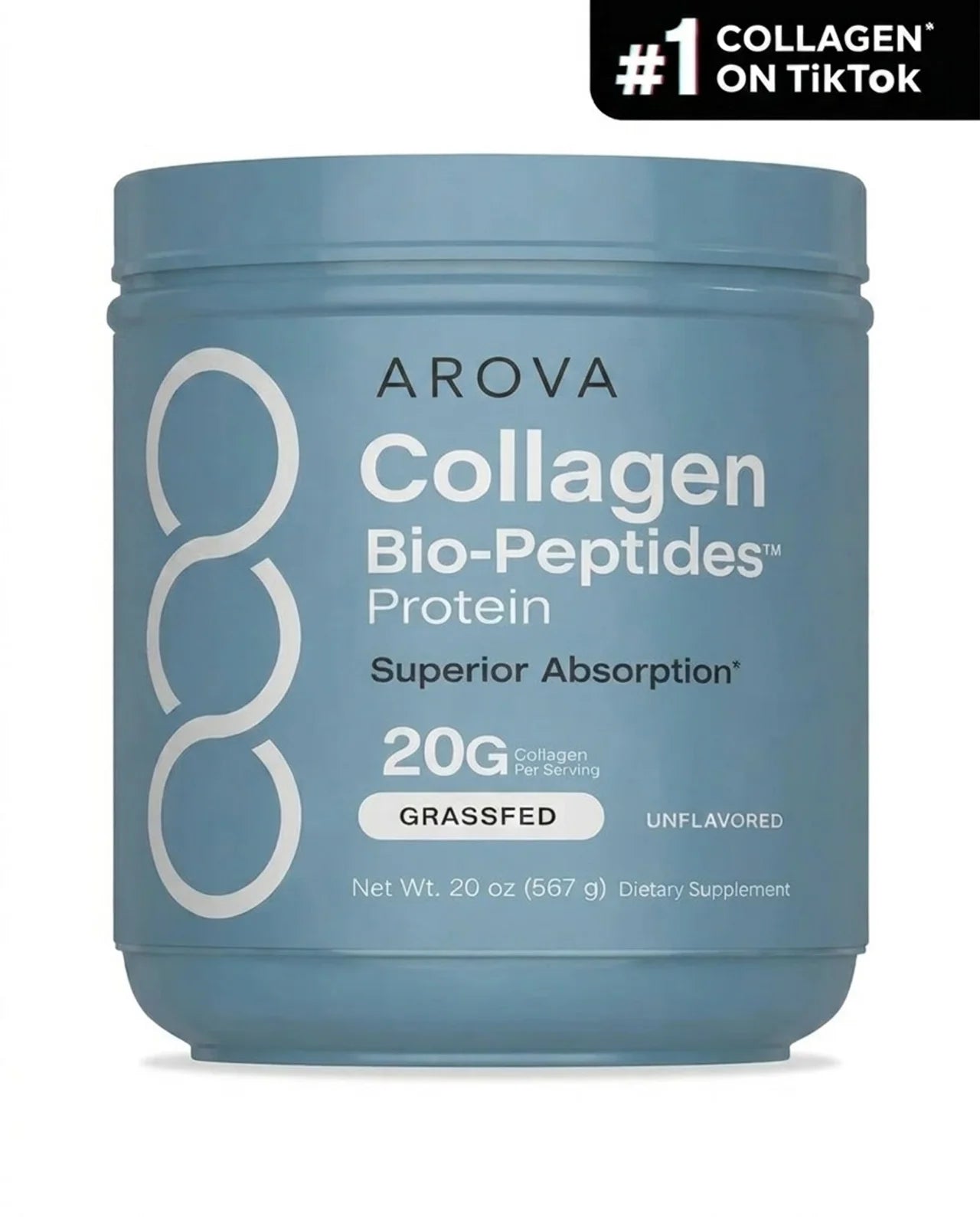 Arova Collagen Peptide Powder — Para Tu Piel, Cabello y Uñas